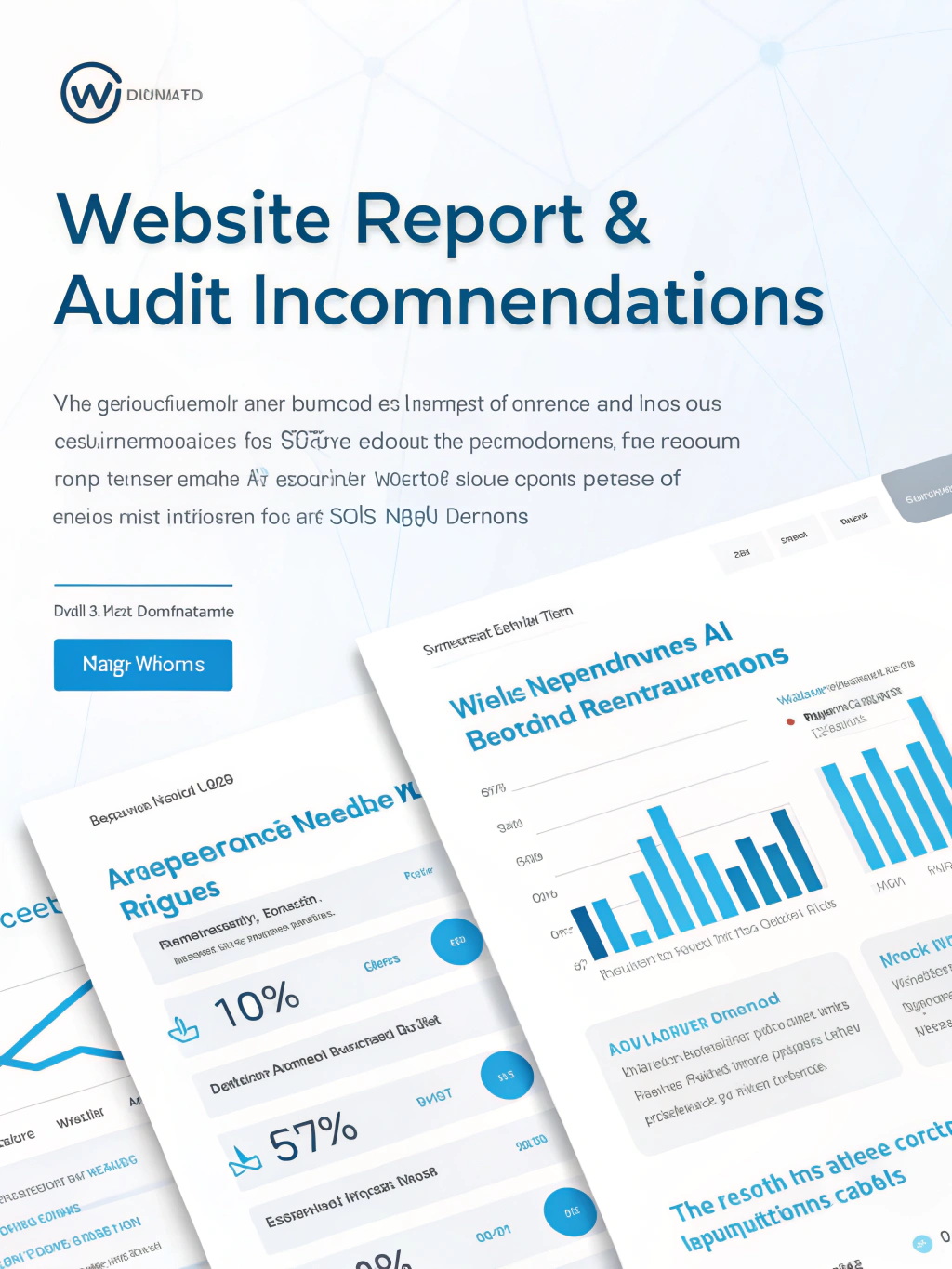 Technical SEO audit report showing site health improvements