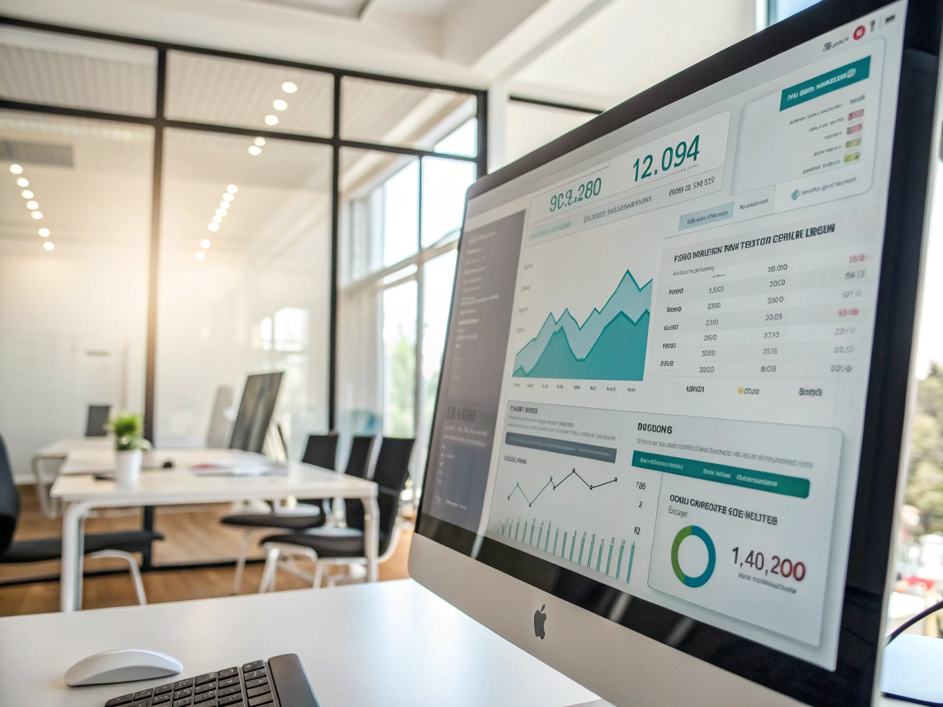 National retail website analytics dashboard showing growth