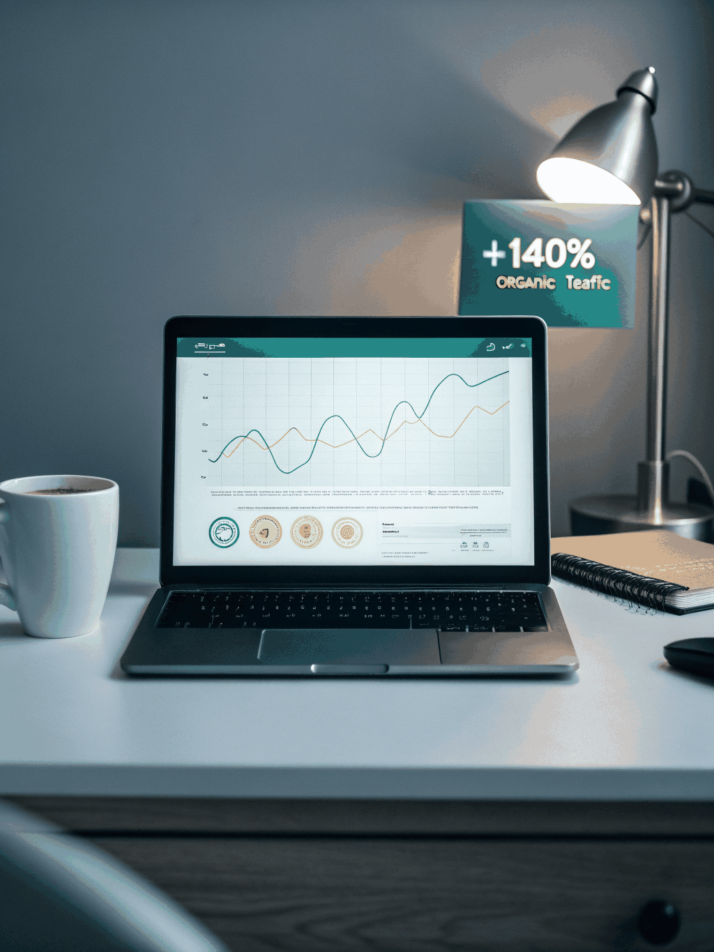 Ecommerce platform analytics showing increased conversion rates