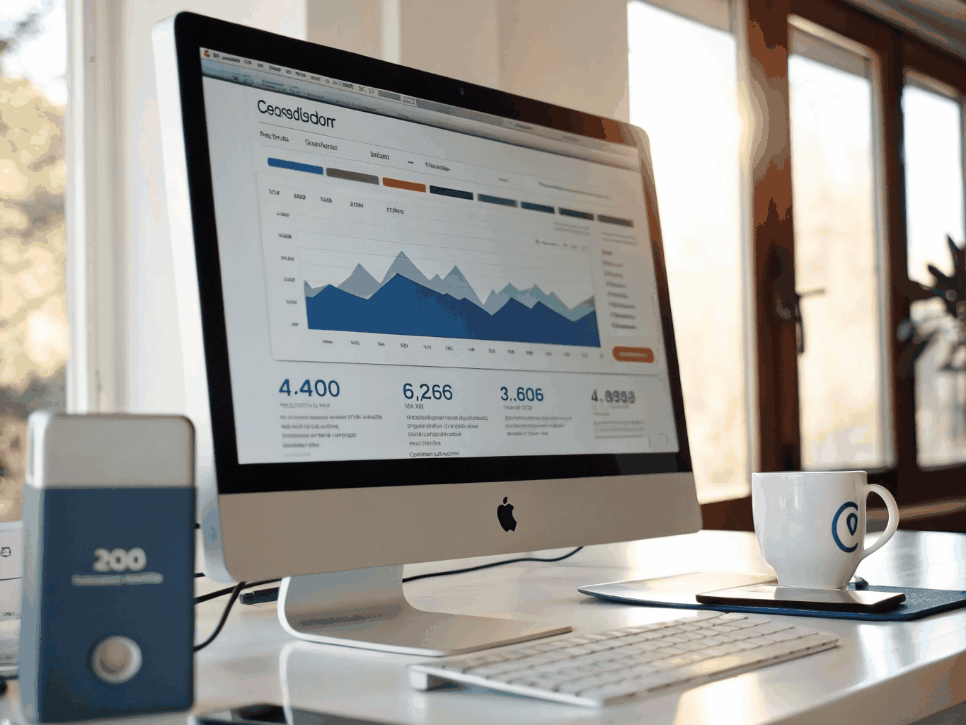National retailer website analytics showing organic traffic growth