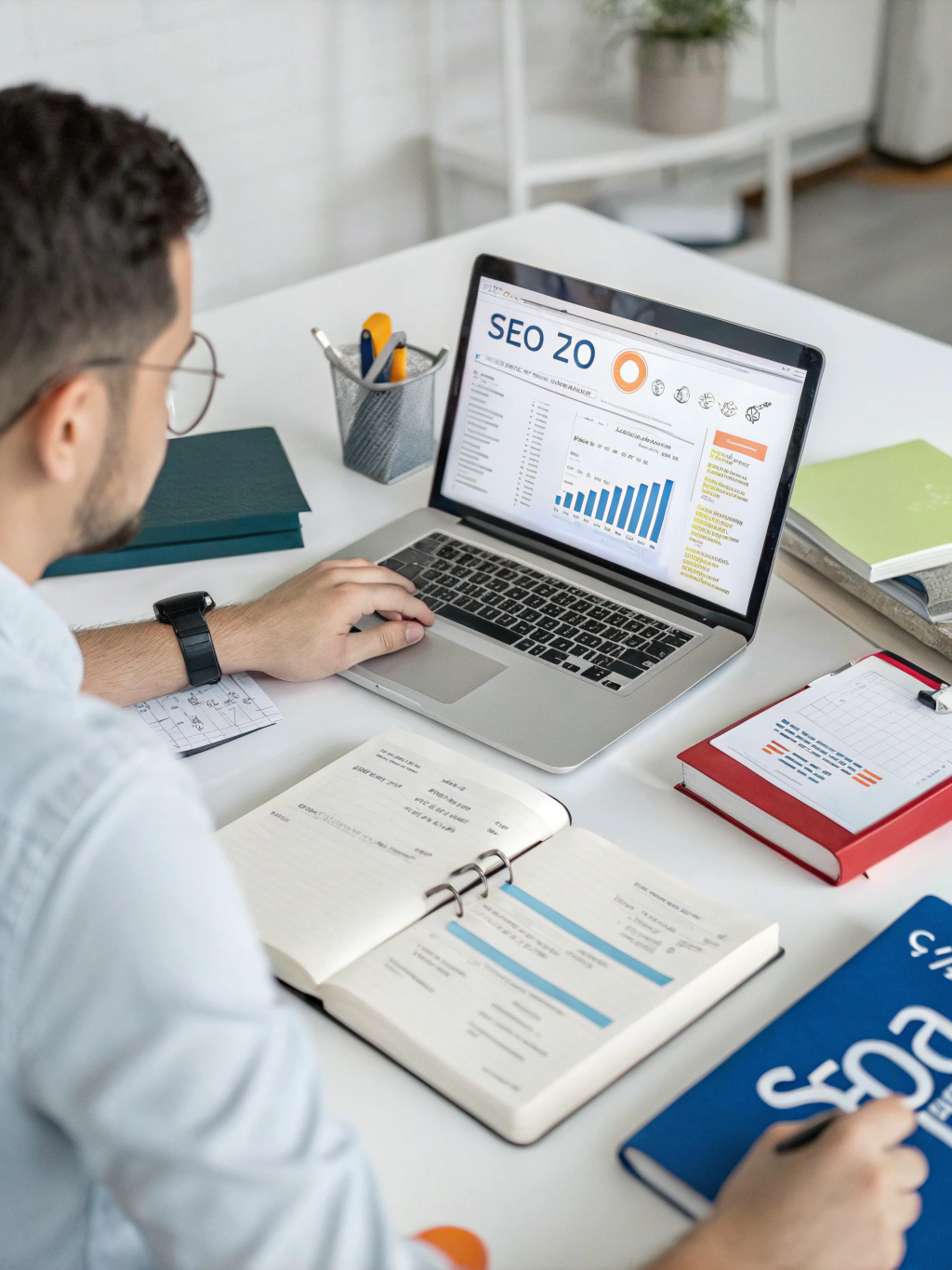 Technical SEO audit report showing site health improvements